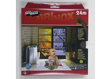brinox-burlete-puerta-y-ventana-tipo-e-adhesivo-color-marron-9-x-4-mm-6-mts-b82500m