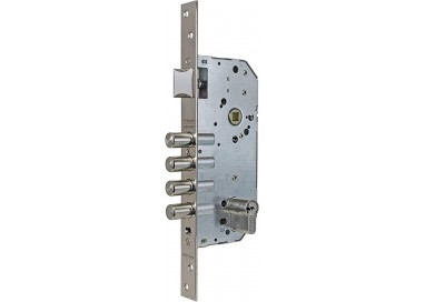 Cerradura Monopunto de Seguridad para Puerta de Madera Tesa - Níquelad