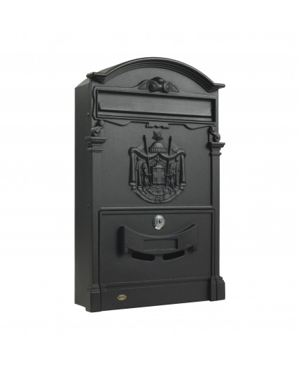 Buzón Clásico Aluminio Negro Mate | AMIG Mod. 4- 12212 | Ferretería To