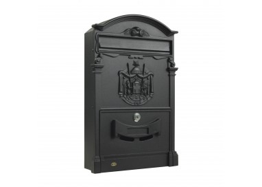 Buzón Clásico Aluminio Negro Mate | AMIG Mod. 4- 12212 | Ferretería To
