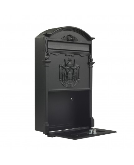 Buzón Clásico Aluminio Negro Mate | AMIG Mod. 4- 12212 | Ferretería To