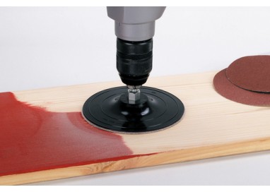 WOLFCRAFT - PLATO ABRASIVO AUTOADHERENTE VASTAGO DE 8 MM125 MM - 2223000