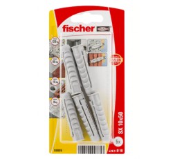 Fischer - Blister Taco De Expansión Con Reborde SX 10 x 50 - 5 UD