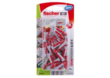 Tacos Fischer DuoPower 6x30: Versatilidad para Todas Tus Fijaciones