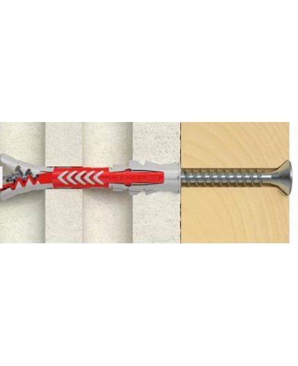 Fischer DuoPower 8x40: Ideal para Yeso, Hormigón y Madera