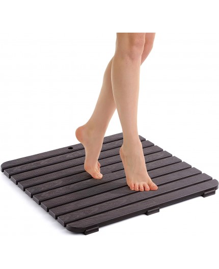 TATAY - TARIMA DE DUCHA CUADRADA 55X55 MARRÓN