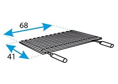El Zorro BARBACOA PARRILLA INOX CON RUEDAS 71450