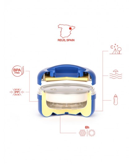 VALIRA - FIAMBRERA TERMICA PARA SOLIDOS AZUL - 2,5 L