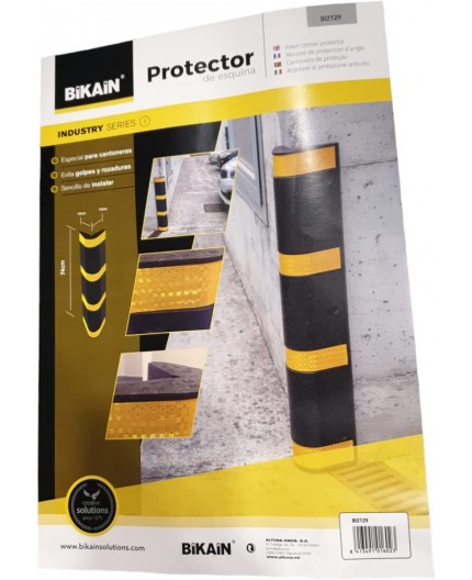 protector de esquinera amarillo y negro