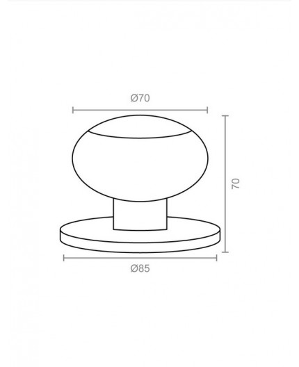 Pomo Puerta Aros Latón Pulido 70 MM Micel 10008: Un toque de