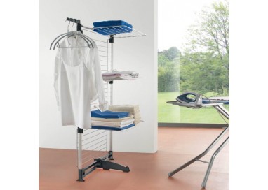 METALTEX - Tendedero Torre Ciclone 3 Alturas, Plegable 40 Metros.