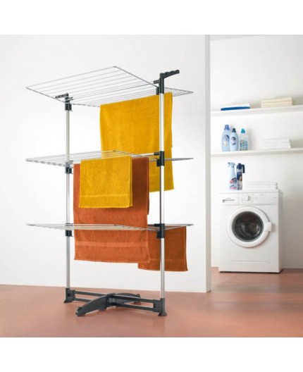 METALTEX - Tendedero Torre Ciclone 3 Alturas, Plegable 40 Metros.