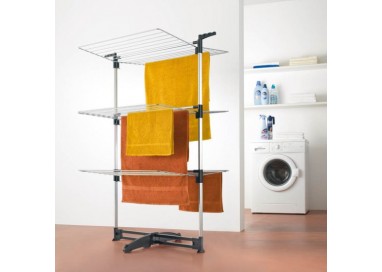 METALTEX - Tendedero Torre Ciclone 3 Alturas, Plegable 40 Metros.