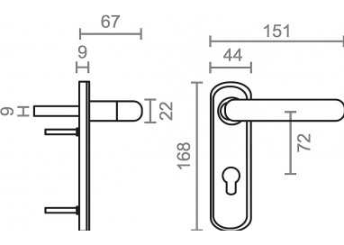 Micel Manilla Cortafuegos 704: Seguridad y estilo para tus puertas