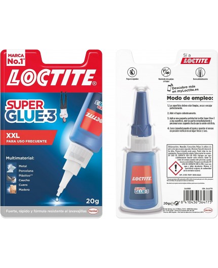 LOCTITE Super Glue Universal 20 g - Fuerte y Profesional