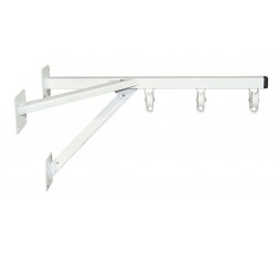 Tendedero Blanco de Pared 3 Poleas 2 Tirantes | Flores Cortes