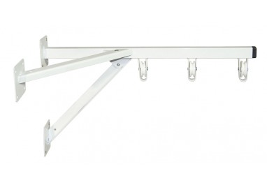 Tendedero Blanco de Pared 3 Poleas 2 Tirantes | Flores Cortes