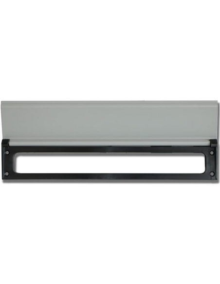 bocacartas en aluminio color plata