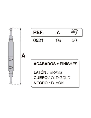 Bisagra Ibyp Cuero 0521-99 | Renueva tus Puertas | Calidad Garantizada