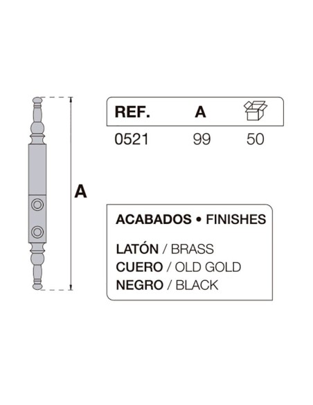 Bisagra Ibyp Cuero 0521-99 | Renueva tus Puertas | Calidad Garantizada