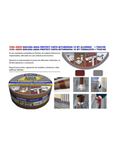 cinta bituminosa auto adhesiva color terracota flexible e impermeable 2