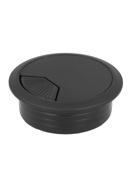 Compra el tapón pasacables negro AMIG de 60x72 mm