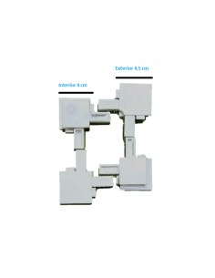 Ferpasa 81215 | Juego Escuadra Mosquitera Deslizante Perfil Ancho 2