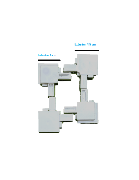 Ferpasa 81215 | Juego Escuadra Mosquitera Deslizante Perfil Ancho