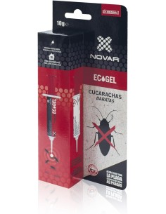 ECOGEL Jeringa 10g – Cebo Gel Profesional para Cucarachas | Novar