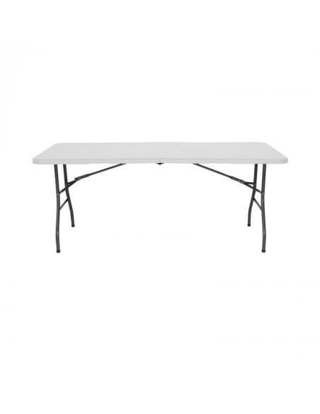 Mesa Plegable Jardín Blanca - ¡Cómoda, Práctica y Versátil!