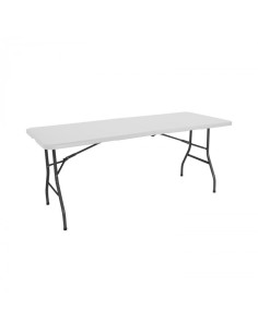 Mesa Plegable Jardín Blanca - ¡Cómoda, Práctica y Versátil! 2