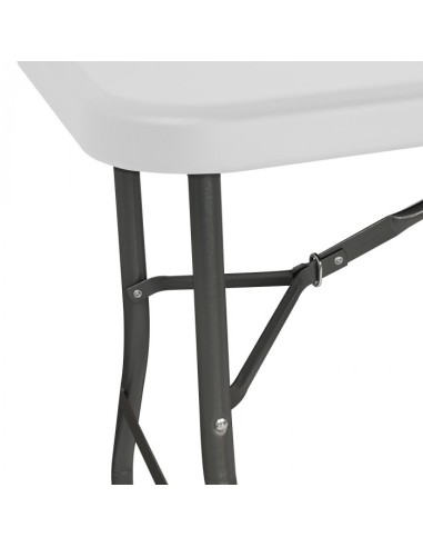 Mesa Plegable Jardín Blanca - ¡Cómoda, Práctica y Versátil!