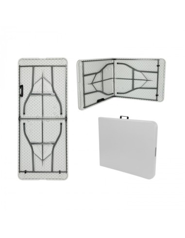 Mesa Plegable Jardín Blanca - ¡Cómoda, Práctica y Versátil!