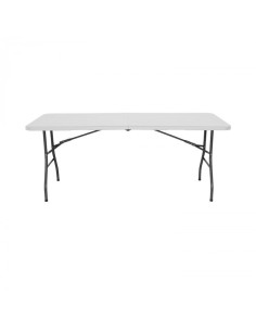 Mesa Plegable Jardín Blanca 240 cm - ¡Amplio Espacio para Compartir!