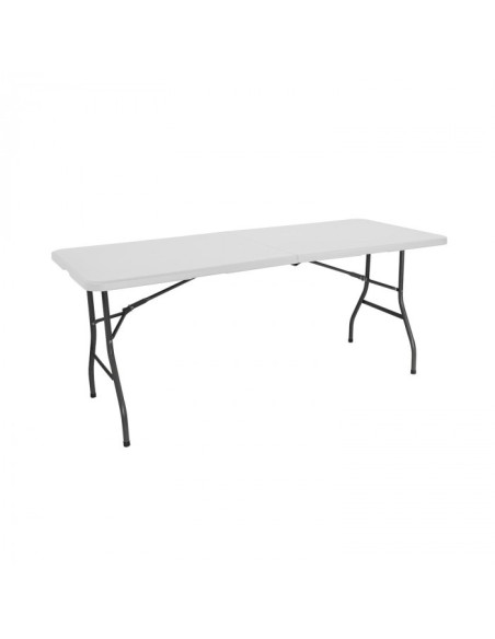 Mesa Plegable Jardín Blanca 240 cm - ¡Amplio Espacio para Compartir!