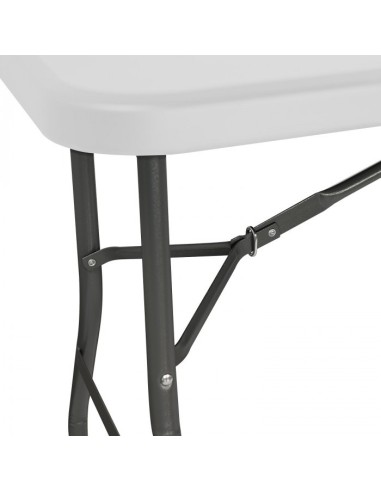 Mesa Plegable Jardín Blanca 240 cm - ¡Amplio Espacio para Compartir!