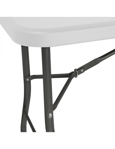 Mesa Plegable Jardín Blanca 240 cm - ¡Amplio Espacio para Compartir!