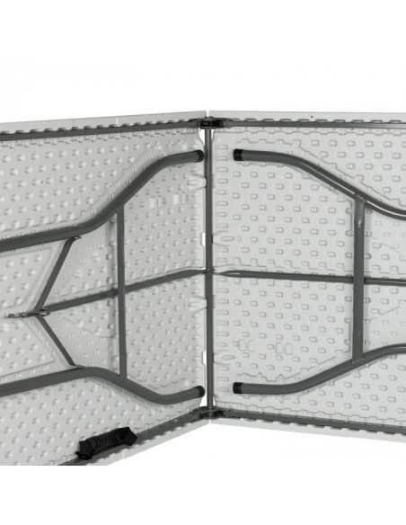 Mesa Plegable Jardín Blanca 240 cm - ¡Amplio Espacio para Compartir!