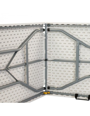 Mesa Plegable Jardín Blanca 150 cm - ¡Ideal para Espacios Pequeños!