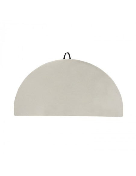 Mesa Plegable Redonda Jardín Granito Blanco 150 cm - ¡Elegancia