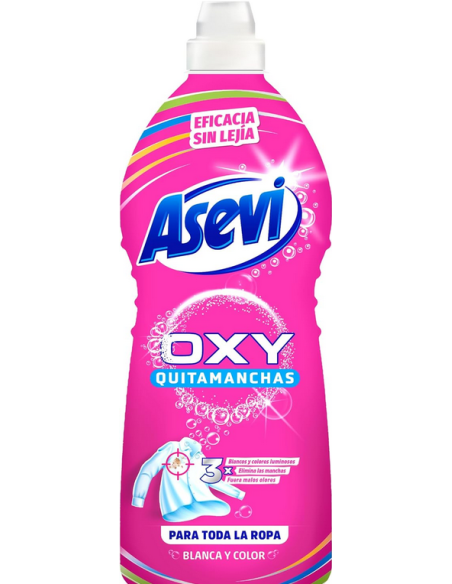 Asevi oxy quitamanchas para toda la ropa