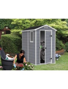 caseta de resina para jardín con suelo 2