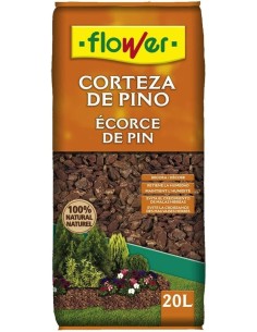 Corteza de pino decorativa para jardín y plantas