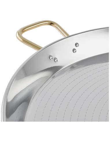 paella inoxidable de 30 cm diámetro