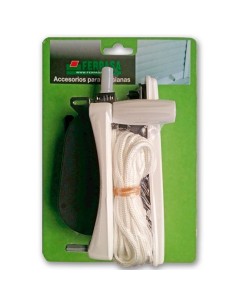 Mecanismo de torno para persiana color blanco