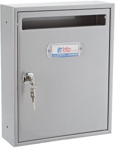 Btv - teide buzón acero color plata