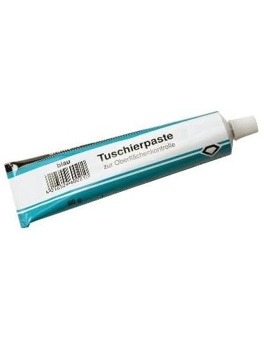 Tubo de 80g de pasta azul de Prusia para ajuste y rascado de superficies metálicas en matricería