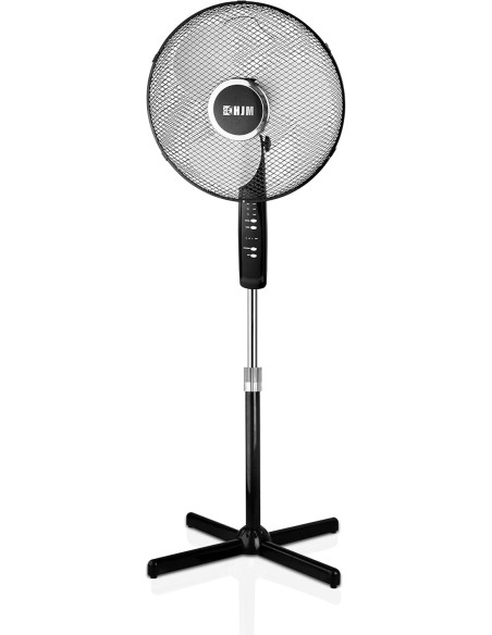 ventilador de pie color negro