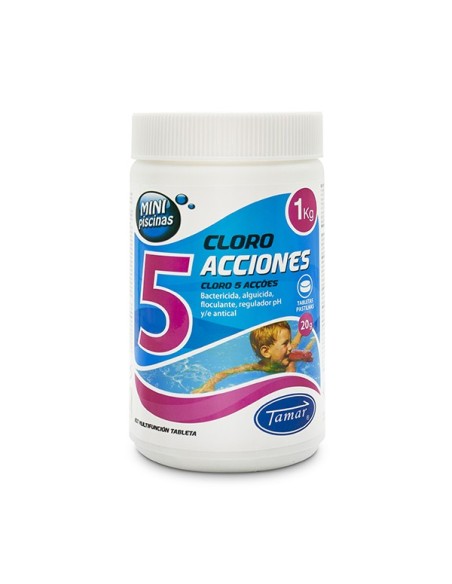 cloro 5 acciones tableta