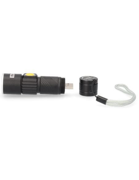 Mini Linterna Recargable con Zoom | EDM 36388